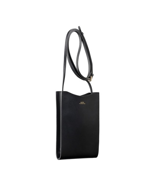 A.P.C.（アーペーセー）の「NECK POUCH JAMIE　22P（ショルダーバッグ・レディース・ブラック/レッド系その他・ONESIZE）」の9枚目の写真