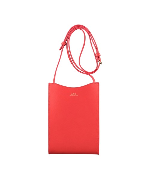A.P.C.（アーペーセー）の「NECK POUCH JAMIE　22P（ショルダーバッグ・レディース・ブラック/レッド系その他・ONESIZE）」の7枚目の写真
