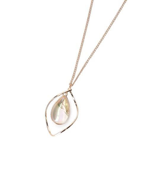 ROPE' PICNIC（ロペピクニック）の「メタル封入ドロップモチーフトップペンダント（ネックレス・レディース・ゴールド/シルバー・FREE）」の5枚目の写真