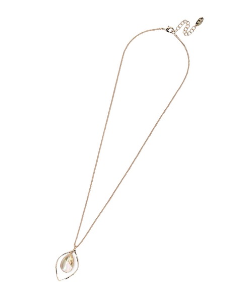 ROPE' PICNIC（ロペピクニック）の「メタル封入ドロップモチーフトップペンダント（ネックレス・レディース・ゴールド/シルバー・FREE）」の7枚目の写真