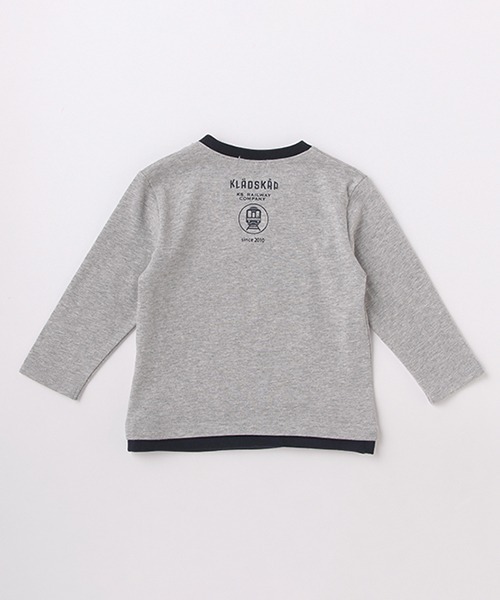 kladskap（クレードスコープ）の「電車プリント長袖Tシャツ（Tシャツ/カットソー・キッズ・ネイビー/トップグレー・100cm/130cm/120cm/110cm/80ｃｍ/90cm）」の12枚目の写真