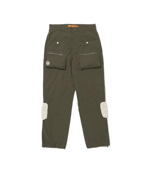 STUDIO SEVEN(スタジオ セブン)の「Cargo Custom Pants【STUDIOSEVEN/スタジオセブン】(カーゴパンツ・メンズ・オリーブ/ネイビー・LARGE/MEDIUM)」の2枚目の写真