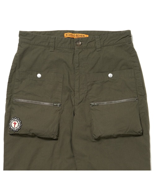 STUDIO SEVEN(スタジオ セブン)の「Cargo Custom Pants【STUDIOSEVEN/スタジオセブン】(カーゴパンツ・メンズ・オリーブ/ネイビー・LARGE/MEDIUM)」の8枚目の写真