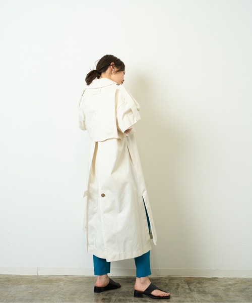 HERENCIA（ヘレンチア）の「高密度ツイル ショートスリーブ トレンチ