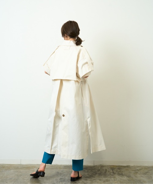 HERENCIA（ヘレンチア）の「高密度ツイル ショートスリーブ トレンチ