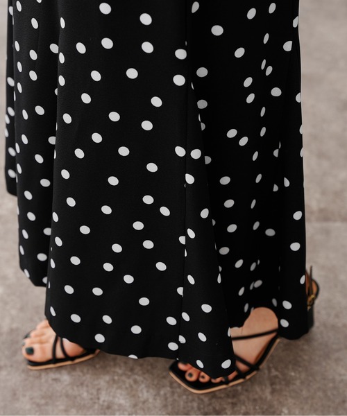 prose verse(プロズヴェール)の「ランダムドットマーメイドスカート(スカート・レディース・ブラック/ライトベージュ・MEDIUM)」の17枚目の写真