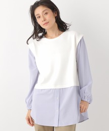 LEPSIM（レプシィム）の「レイヤード風プルオーバー　265107（Tシャツ/カットソー）」