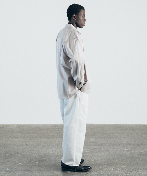 euan.（ユアン）の「euan. カットオフ タック ワイドストレートバギーパンツ（その他パンツ・メンズ・ライトグレー/ブラック/モスグリーン・M/L）」の5枚目の写真