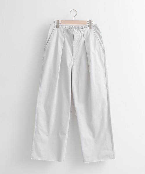 euan.（ユアン）の「euan. カットオフ タック ワイドストレートバギーパンツ（その他パンツ・メンズ・ライトグレー/ブラック/モスグリーン・M/L）」の17枚目の写真