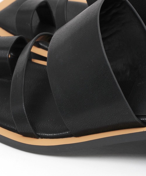 Mazell（マゼル）の「Mazell  / オーバーピースサンダル（サンダル・レディース・ブラック/イエロー系その他2・LL/S/M/L）」の16枚目の写真