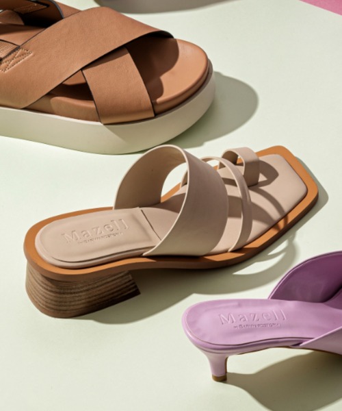 Mazell（マゼル）の「Mazell  / オーバーピースサンダル（サンダル・レディース・ブラック/イエロー系その他2・LL/S/M/L）」の21枚目の写真