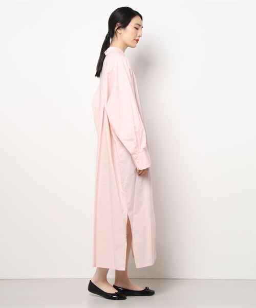 etre tokyo ロングシャツワンピース ピンク etre tokyo ロングシャツワンピース ピンク - メルカリ