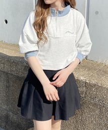 PairPair | バイカラーハーフジッププルオーバー(ユニセックス)(Tシャツ/カットソー)