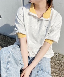 PairPair | バイカラーハーフジッププルオーバー(ユニセックス)(Tシャツ/カットソー)