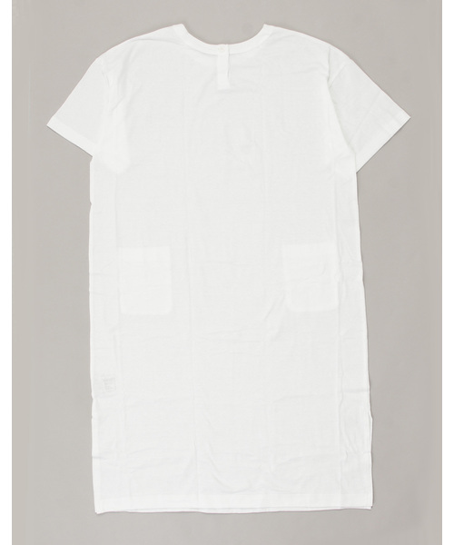 HANES（ヘインズ）の「【Hanes/ヘインズ】レディース HANES UNDIES リサイクルコットン2wayネックドレス（ワンピース・レディース・ホワイト/ブラック/グリーン系その他・FREE）」の7枚目の写真