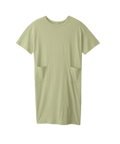 HANES（ヘインズ）の「【Hanes/ヘインズ】レディース HANES UNDIES リサイクルコットン2wayネックドレス（ワンピース・レディース・ホワイト/ブラック/グリーン系その他・FREE）」の3枚目の写真