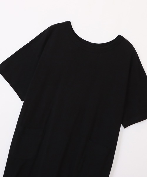 HANES（ヘインズ）の「【Hanes/ヘインズ】レディース HANES UNDIES リサイクルコットン2wayネックドレス（ワンピース・レディース・ホワイト/ブラック/グリーン系その他・FREE）」の5枚目の写真