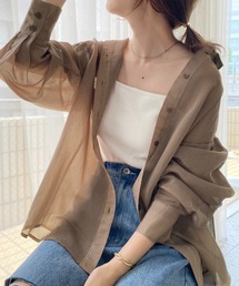 one after another NICE CLAUP | 肩あきマルチシアーシャツ(シャツ/ブラウス)