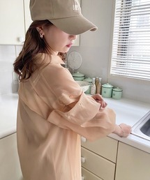 one after another NICE CLAUP | 肩あきマルチシアーシャツ(シャツ/ブラウス)