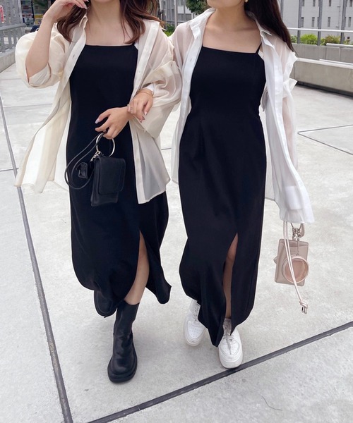 肩あきマルチシアーシャツ