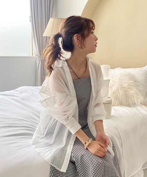 肩あきマルチシアーシャツ