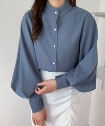Diosfront | スタンドカラーボリュウームスリーブルーズシャツ(シャツ/ブラウス)