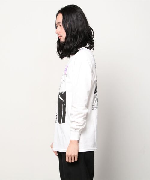 sonic youth（ソニックユース）の「L/S TEE "SONIC YOUTH ECHO" / ロングスリーブ T "ソニックユース エコー”（Tシャツ/カットソー・メンズ・ホワイト・LARGE/MEDIUM/X-LARGE）」の3枚目の写真