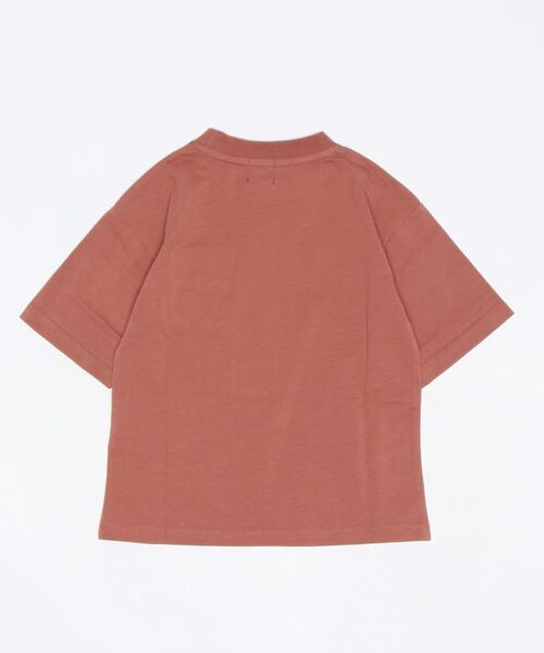 CAMP7（キャンプセブン）の「【CAMP7】ポケットＴシャツ（Tシャツ/カットソー・キッズ・レッド/グリーン/オフホワイト/ベージュ/ブラック×ブルー/ブラック・120/150/105/160/130/140）」の10枚目の写真