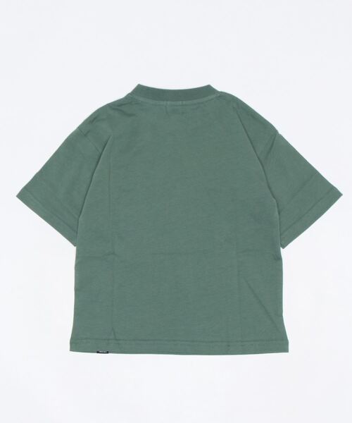 CAMP7（キャンプセブン）の「【CAMP7】ポケットＴシャツ（Tシャツ/カットソー・キッズ・レッド/グリーン/オフホワイト/ベージュ/ブラック×ブルー/ブラック・120/150/105/160/130/140）」の11枚目の写真