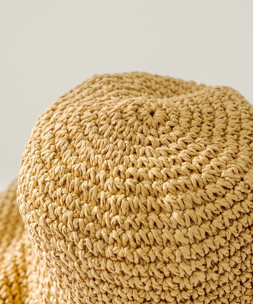 mystic（ミスティック）の「シンプルストローハット（ハット・レディース・ベージュ・FREE）」の9枚目の写真