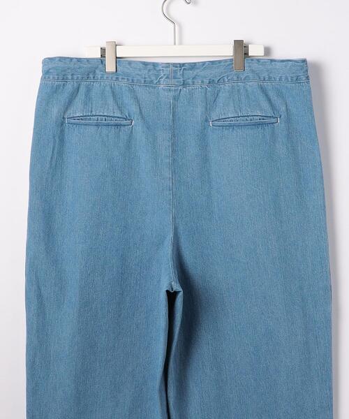 ATHA(アタ)の「<ATHA> FADE DENIM WIDE EASY PANTS/デニムパンツ(デニムパンツ・メンズ・ライトブルー・FREE)」の9枚目の写真