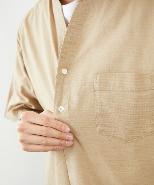 FREAK'S STORE（フリークスストア）の「COASTWIDE/コーストワイド パナマ スキッパーシャツ（シャツ/ブラウス・メンズ・ホワイト/ブラック/ベージュ/グレイッシュベージュ/ブルー系その他・SMALL/MEDIUM/LARGE）」の17枚目の写真