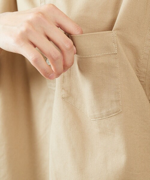 FREAK'S STORE（フリークスストア）の「COASTWIDE/コーストワイド パナマ スキッパーシャツ（シャツ/ブラウス・メンズ・ホワイト/ブラック/ベージュ/グレイッシュベージュ/ブルー系その他・SMALL/MEDIUM/LARGE）」の13枚目の写真