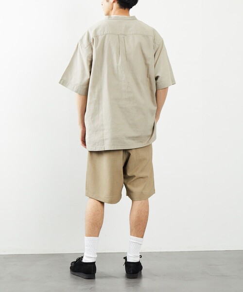 FREAK'S STORE（フリークスストア）の「COASTWIDE/コーストワイド パナマ スキッパーシャツ（シャツ/ブラウス・メンズ・ホワイト/ブラック/ベージュ/グレイッシュベージュ/ブルー系その他・SMALL/MEDIUM/LARGE）」の18枚目の写真