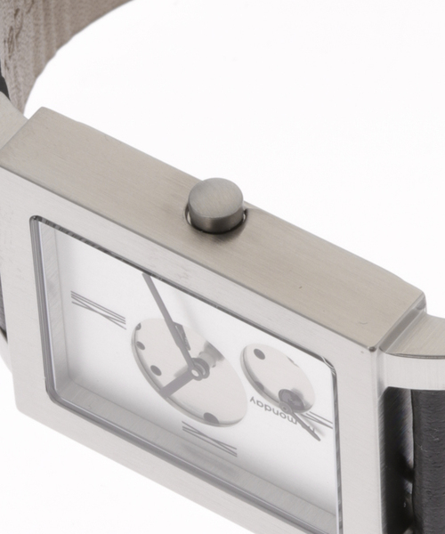 NO Monday（ノーマンデー）の「NO MONDAY Open Heart SilverBlack 46201 34x28mm【 ウォッチ 】（アナログ腕時計・レディース・シルバー・FREE）」の3枚目の写真