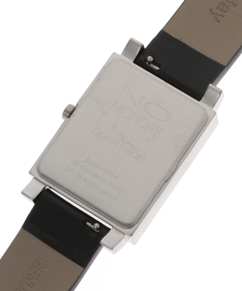 NO Monday（ノーマンデー）の「NO MONDAY Open Heart SilverBlack 46201 34x28mm【 ウォッチ 】（アナログ腕時計・レディース・シルバー・FREE）」の6枚目の写真