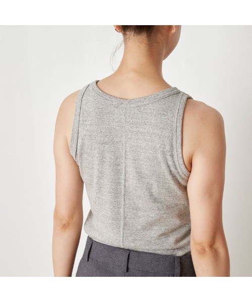 THE SHINZONE（ザ　シンゾーン）の「Shinzone CIRCULAR RIB TT 22MMSCU15（タンクトップ・レディース・ホワイト/グレー/ブラック・FREE）」の6枚目の写真