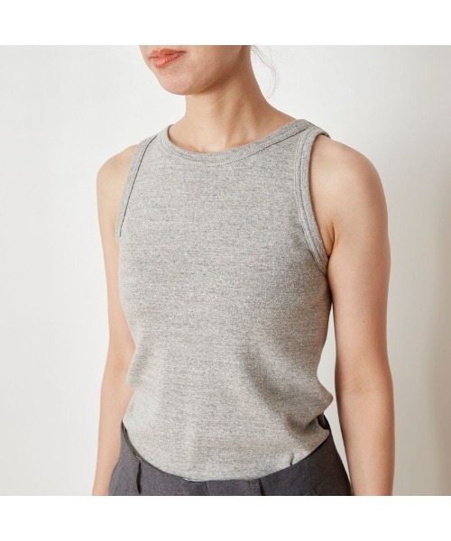 シンゾーン CIRCULAR RIB TANKTOP WHITE SHINZONE（シンゾーン） サーキュラーリブタンクトップ