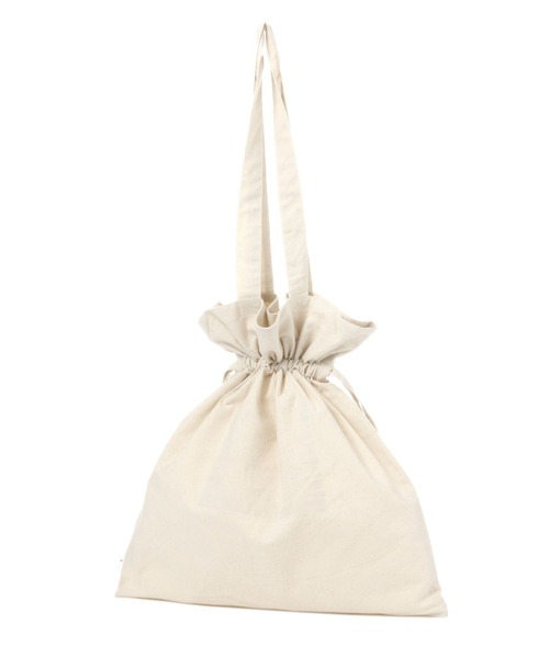 niko and...(ニコアンド)の「オリジナル巾着トートバッグ(トートバッグ・レディース・ベージュ/カーキ/ナチュラル/チャコール/ブルー/ライトブラウン/ピンク/イエロー/スカイブルー・0)」の19枚目の写真