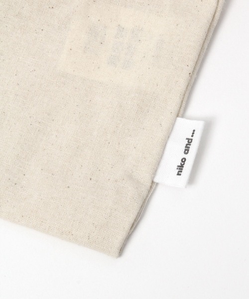 niko and...(ニコアンド)の「オリジナル巾着トートバッグ(トートバッグ・レディース・ベージュ/カーキ/ナチュラル/チャコール/ブルー/ライトブラウン/ピンク/イエロー/スカイブルー・0)」の22枚目の写真