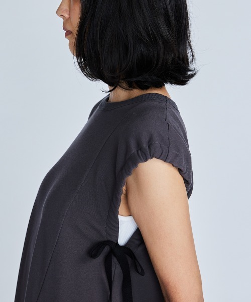 DOUBLE STANDARD CLOTHING（ダブルスタンダードクロージング）の「ヴィンテージレアル裏毛ワンピース（ワンピース・レディース・ブラック/チャコール・36/38）」の7枚目の写真