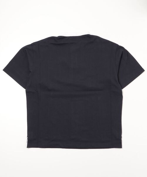 SUNNY  SPORTS（サニースポーツ）の「SUNNY SPORTS/サニースポーツ STAND RUGGER SS SHIRTS スタンドラガーSSシャツ（ポロシャツ・メンズ・グリーン/ホワイト/ネイビー・MEDIUM/LARGE）」の4枚目の写真