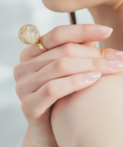 VANNIE U(ヴァニーユー)の「sphere ring(リング・レディース・シルバー/ゴールド/クリア・FREE)」の18枚目の写真