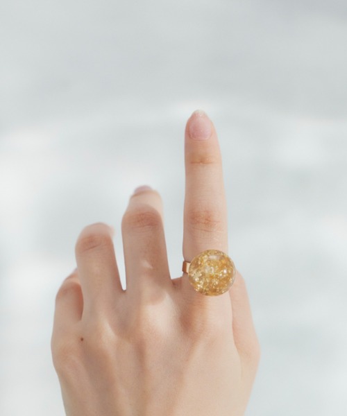 VANNIE U(ヴァニーユー)の「sphere ring(リング・レディース・シルバー/ゴールド/クリア・FREE)」の16枚目の写真
