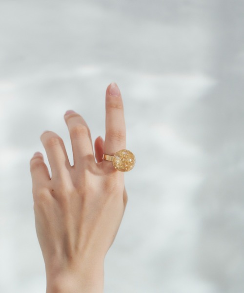 VANNIE U(ヴァニーユー)の「sphere ring(リング・レディース・シルバー/ゴールド/クリア・FREE)」の22枚目の写真