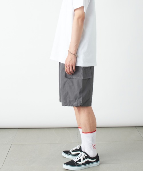 SETUP7(セットアップセブン)の「【SETUP7】ビッグポケットフィッシングカーゴショーツ ハーフパンツ SCCH017(カーゴパンツ・メンズ・グレー/グリーン・4/5)」の7枚目の写真