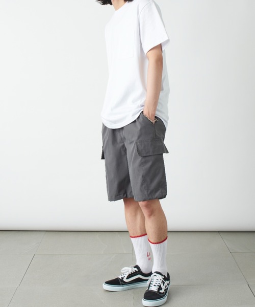 SETUP7(セットアップセブン)の「【SETUP7】ビッグポケットフィッシングカーゴショーツ ハーフパンツ SCCH017(カーゴパンツ・メンズ・グレー/グリーン・4/5)」の9枚目の写真
