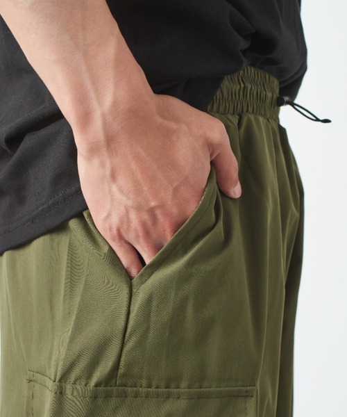 SETUP7(セットアップセブン)の「【SETUP7】ビッグポケットフィッシングカーゴショーツ ハーフパンツ SCCH017(カーゴパンツ・メンズ・グレー/グリーン・4/5)」の15枚目の写真