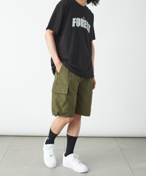 SETUP7(セットアップセブン)の「【SETUP7】ビッグポケットフィッシングカーゴショーツ ハーフパンツ SCCH017(カーゴパンツ・メンズ・グレー/グリーン・4/5)」の18枚目の写真