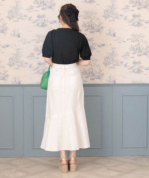 ems excite(エムズエキサイト)の「キリカエマーメイドSK(スカート・レディース・ライトブルー/ブラック/オフホワイト/ブラック系その他・FREE)」の14枚目の写真